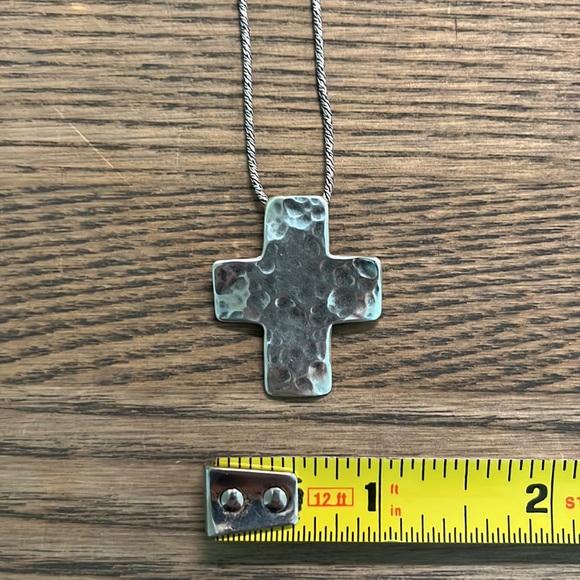 Silpada Sterling Cross Pendant Necklace - Picture 12 of 14